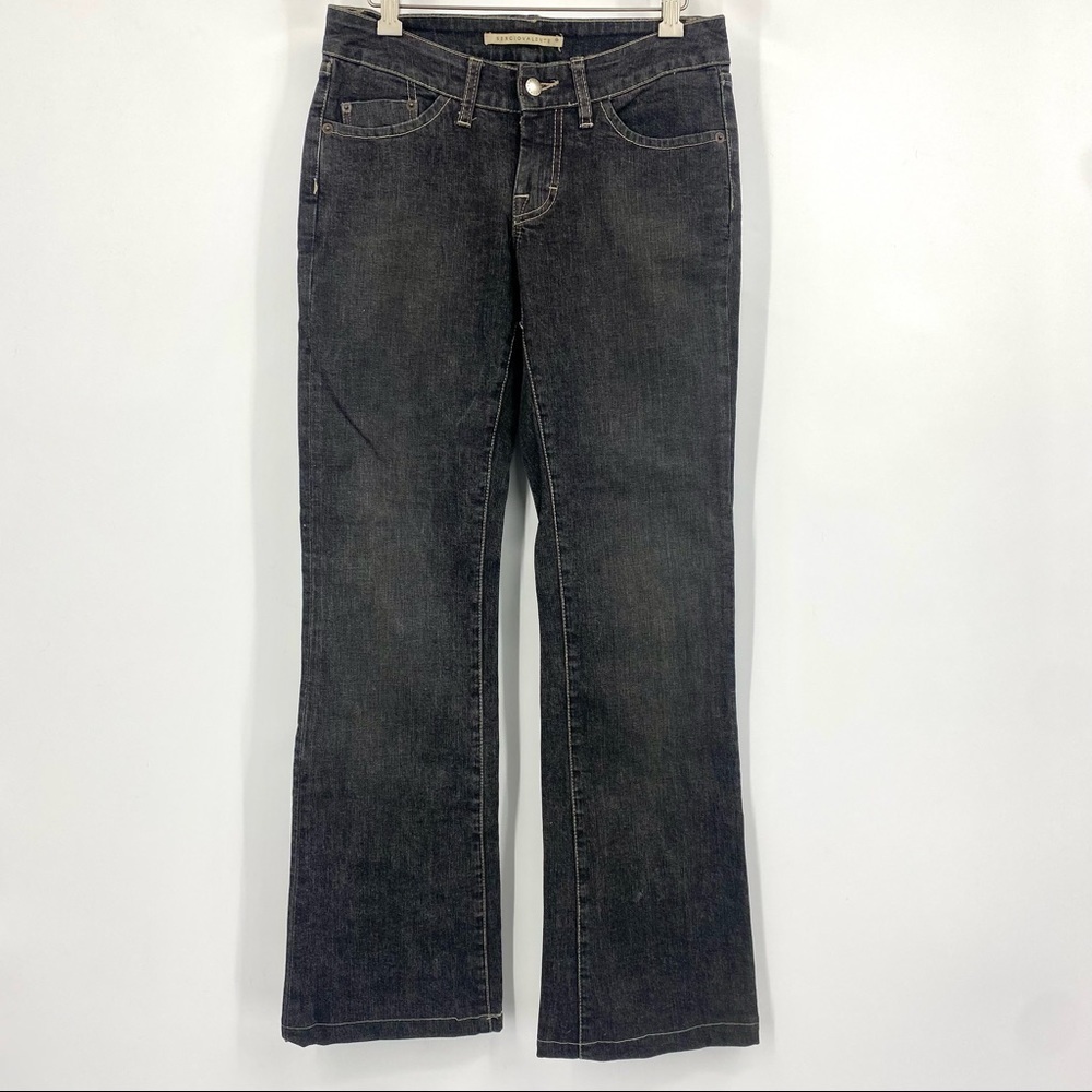 Vintage Sergio Valente boot cut washed black jeans 27
